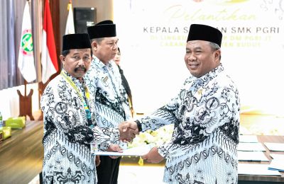 Pelantikan Kepala Sekolah SMK PGRI 2 Kaliwungu Kudus Periode 2026-2030